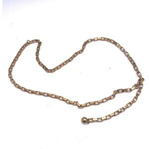 Supra Link Gold Tone Lobster Belt 43 Inch